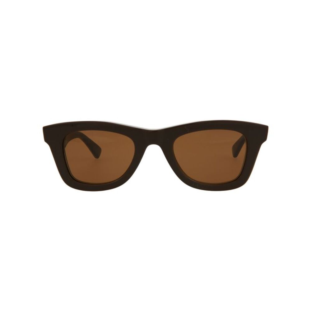 Bottega Veneta Square-Frame Acetate Sunglasses Brown Unisex-Adult